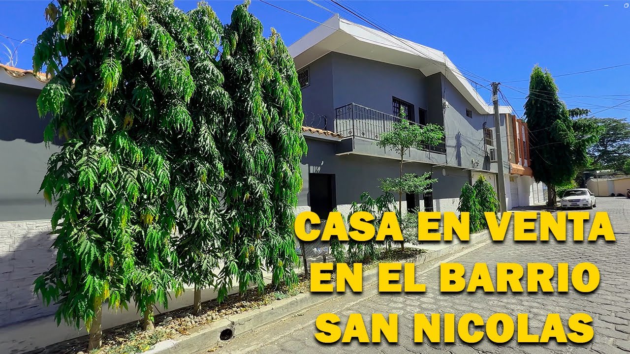 CASA DE DOS NIVELES EN VENTA, EN BARRIO SAN NICOLAS, SAN MIGUEL