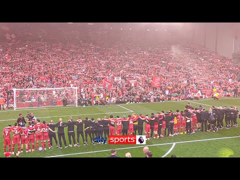 Anfield sings EMOTIONAL You'll Never Walk Alone as Liverpool crowned Champions