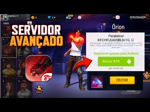 VOLTOU!! COMO BAIXAR A NOVA ATUALIZAÇÃO DO SERVIDOR AVANÇADO FREE FIRE!! (DOWNLOAD  APK) 