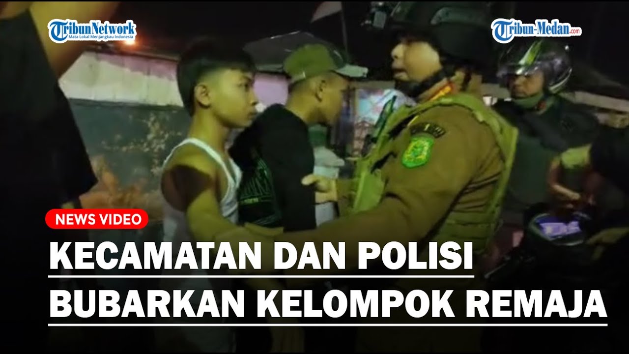 Polisi dan Kecamatan Bubarkan Kelompok Remaja yang Hendak Tawuran di Belawan