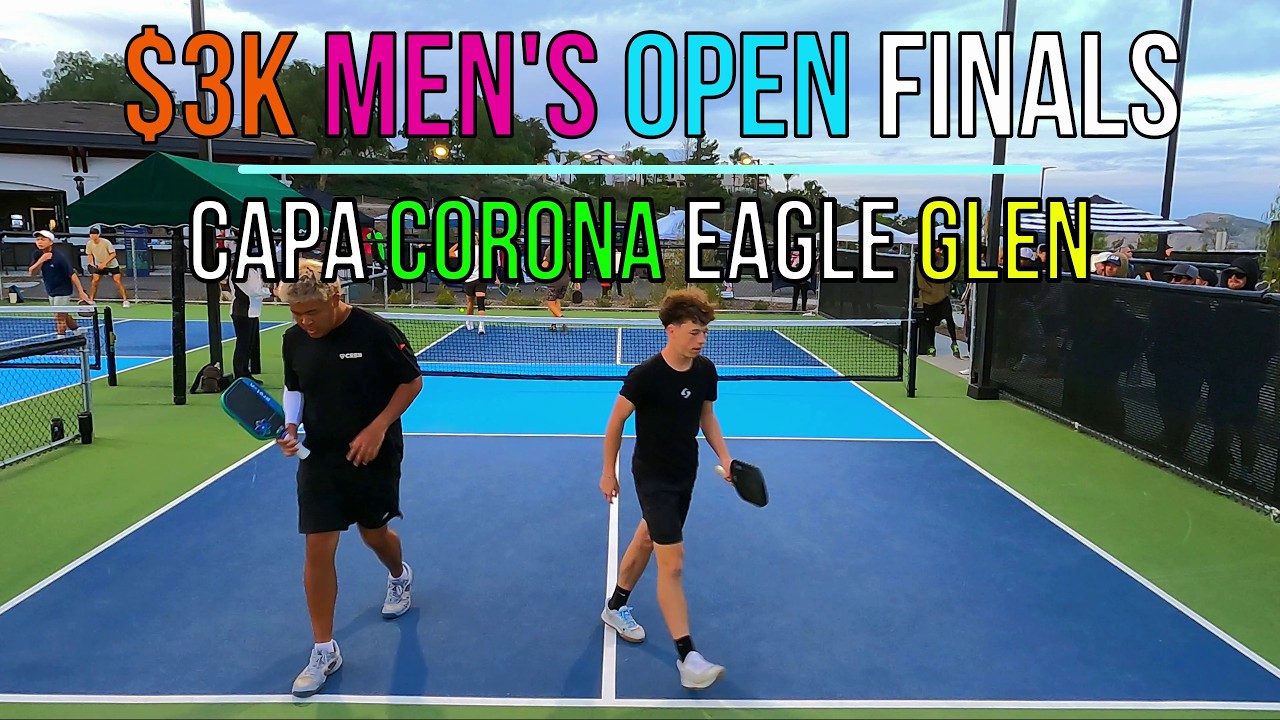 16 year old in $3K Men’s Open Finals Pailet(6.0)/Black(5.8) vs Castellanos(4.9)/ Krittayaweth(4.9)