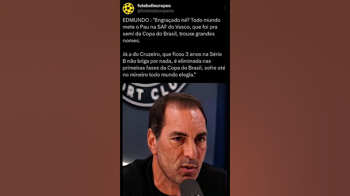 Edmundo Crítica SAF do Cruzeiro!! #futebol #copa #brasil #edmundo #cruzeiro #vasco #brasileirão