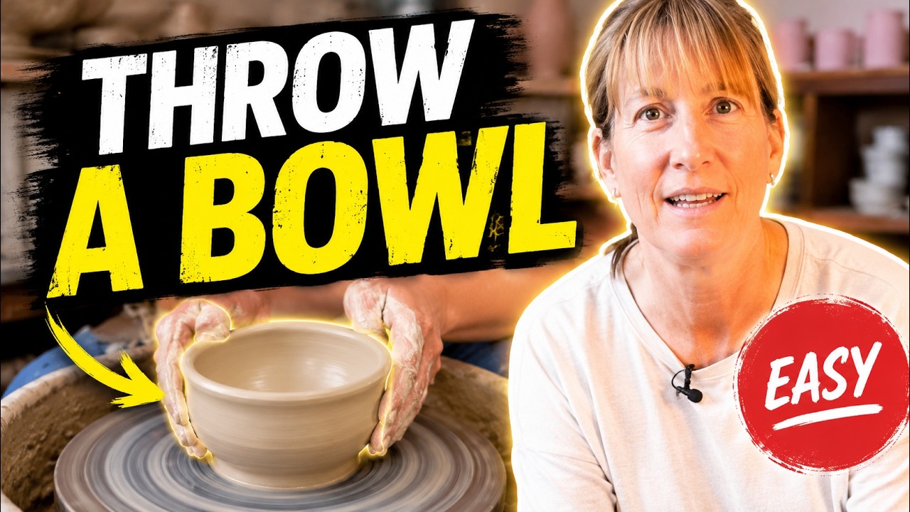 How to Throw A Bowl on The Pottery Wheel A Quick Guide for Beginners ...
