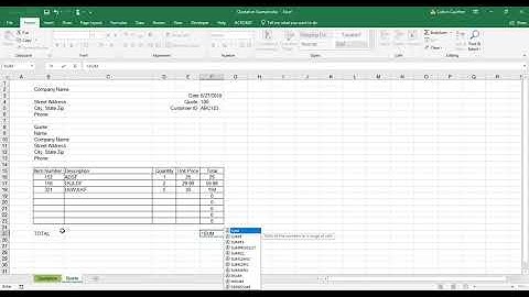 How to Create a Quote Form in Excel for Your Business