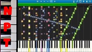 IMPOSSIBLE REMIX - I'm An Albatraoz - AronChupa - Synthesia Piano Cover