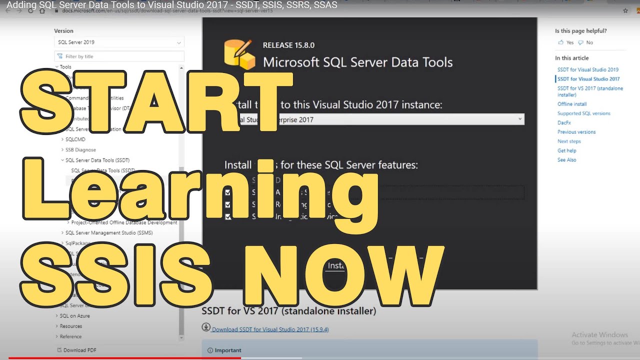 sql server data tools