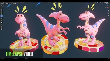 Sculpt Creature in Blender - Timelapse Video