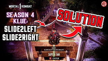 MK1 KLUE - SLIDE2LEFT SLIDE2RIGHT | Invasion Mode Season 4 SOLUTION