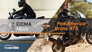 NEW 2021 Harley-Davidson Pan America and Bronx First Look at Eicma 2019 Launch!