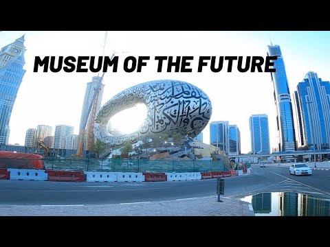 Virtual Walking Tour in the City  of Dubai I Downtown Dubai to Museum of the Future 09/15/2020