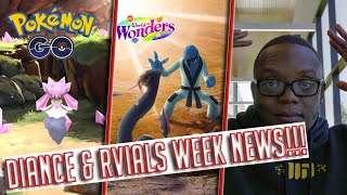 Pokémon Go: Diance is BACK & Rivals Week News!!!