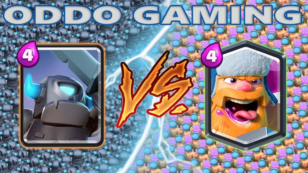 Clash Royale Mini Pekka Vs Lumberjack