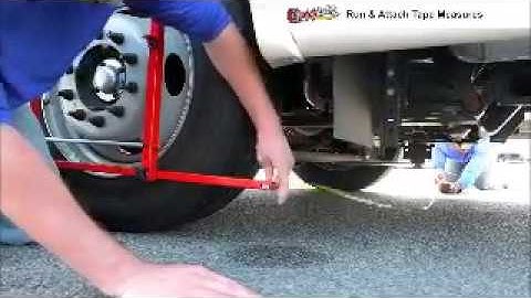 RV Semi Firetruck Alignment Tools