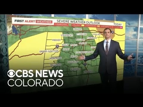 Severe storms possible for portions of Colorado again Friday - YouTube