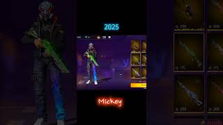 2025 vs 2020 ❤️‍🩹 #freefire #mickey #trending #viralvideo #foryou #oldplayers #freedireshorts