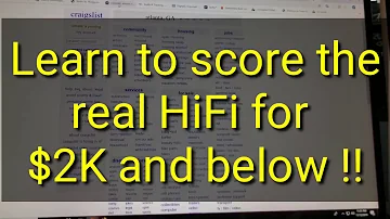 Learn how to buy used HiFi  online like a pro! Score for $2k and below.