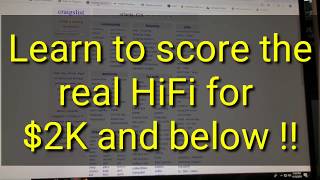 Learn how to buy used HiFi online like a pro Score for 2k and below