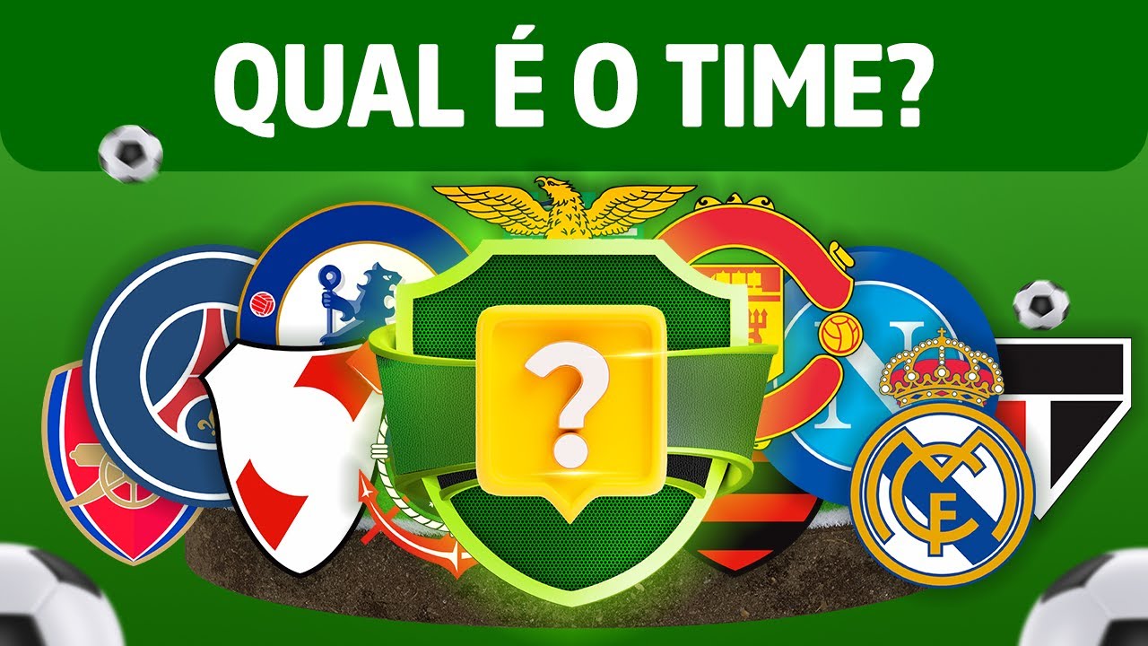 QUAL É O TIME? ADIVINHE O CLUBE DE FUTEBOL EM 3 SEGUNDOS PELO ESCUDO [QUIZ  DE FUTEBOL 2022] #futebol