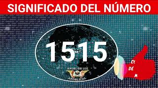 NUMEROLOGÍA🤍Significado del número 1515 Numero 1515 en lo espiritual🙏numero 1515 NUMERO