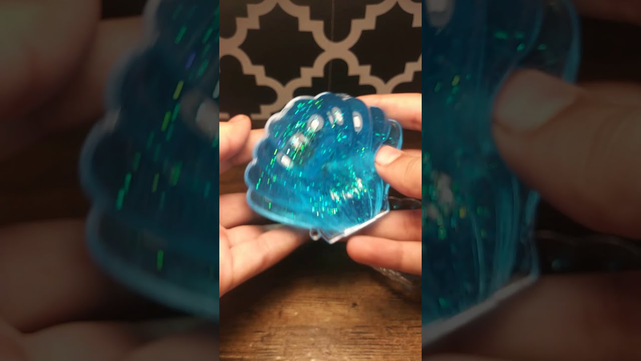 ASMR video (opening mermaid glitter putty)