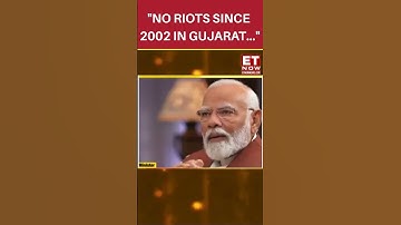 "Not A Single Riots Since 2002 In Gujarat...": PM Modi | #etnow #pmmodi #gujarat #riot #shorts