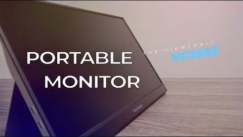 Viewsonic VG1655 Portable Monitor is a Game Changer
