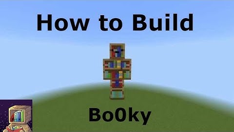 |How to Build Bo0ky (v.1)| Minecraft Skin Tutorials