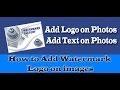 How to add watermark on images  vidhippocom