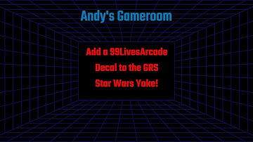 Adding Decal To Star Wars Flight Yoke!