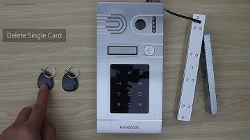 HOMSECUR HDK Series (Analog Version) Video Intercom  - Outdoor Camera Operation Quick Guide