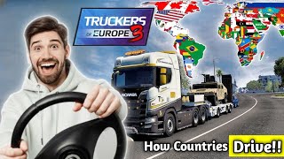 'How Different Countries Drive in TRUCKERS OF EUROPE 3'!! by Dwaytec 13,305 views 2 weeks ago 9 minutes, 47 seconds