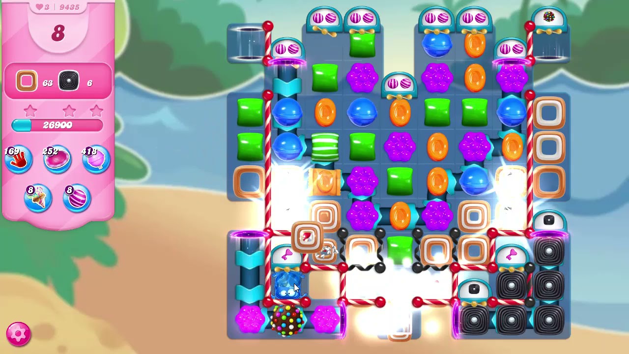 Candy Crush Saga Level 9435 NO BOOSTERS