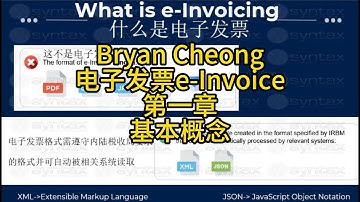 Bryan Cheong电子发票e-Invoice-第一章-基本概念