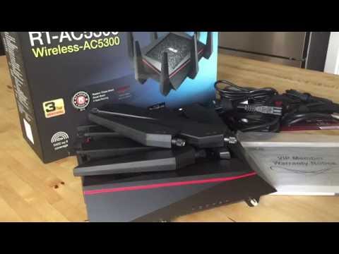 ASUS RT-AC5300 wireless router unboxing