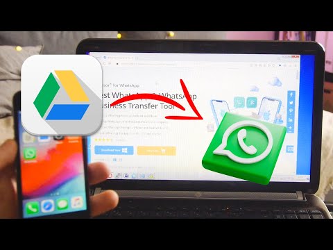 Видео: Как восстановить сообщения WhatsApp из Google Drive на iPhone