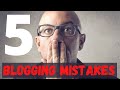 Blogging mistakes | 5 Common mistakes I made whilst blogging