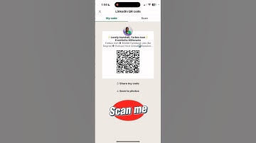 How do I find the #qrcode for #linkedin to share with my #network #linkedintips