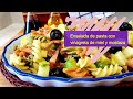 ENSALADA DE PASTA con vinagreta de mostaza y miel