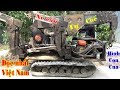 Xe cẩu tự chế hình con cua chạy bánh xích động cơ xăng 18HP độc nhất Việt Nam