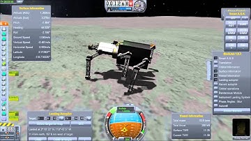 Munwalking Lander in Kerbal Space Program