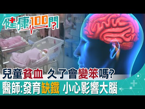 兒童貧血 久了會變笨嗎？醫師：發育缺鐵 小心影響大腦@中天電視CtiTv @健康我加1CtiHealthyme
