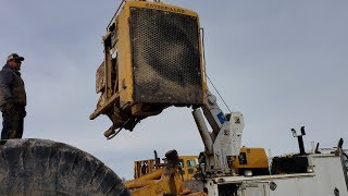 Caterpillar 3306 Power Pack Removal 6,500 LBS!