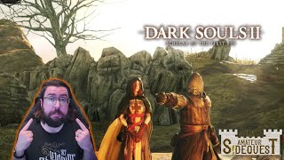 First time ever playing Dark Souls 2! I finally beat a boss!