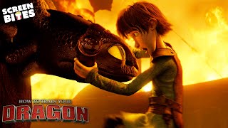 Hiccup Saves Toothless How To Train Your Dragon 2010 Screen Bites