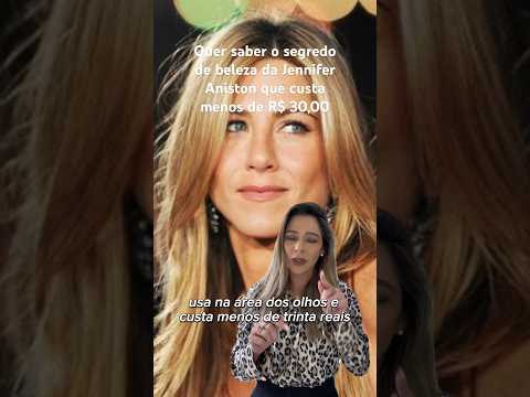 Quer saber o segredo de beleza da Jennifer Aniston que custa menos de R$30,00? #dermatologista