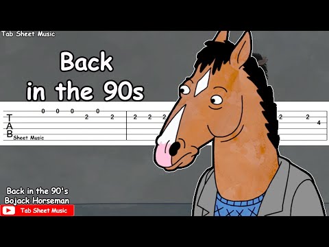 Bojack Horseman - Back in the 90's Guitar Tutorial