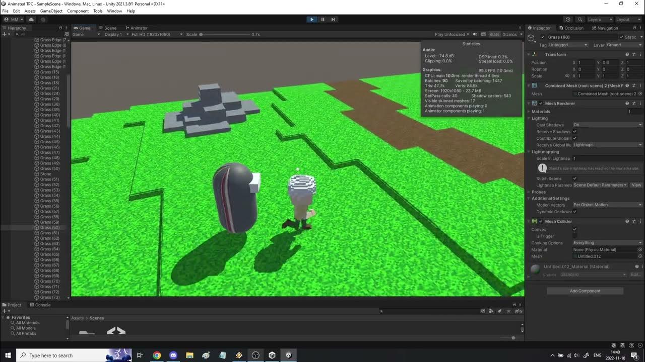 My first 3rd Animated person Character controller Using new Unity input ...