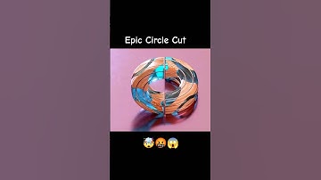 Epic Circle Cut Loop!✨   Animation #3dloopvision #circlecut #satisfyingshort #viral3d #cuttingloop