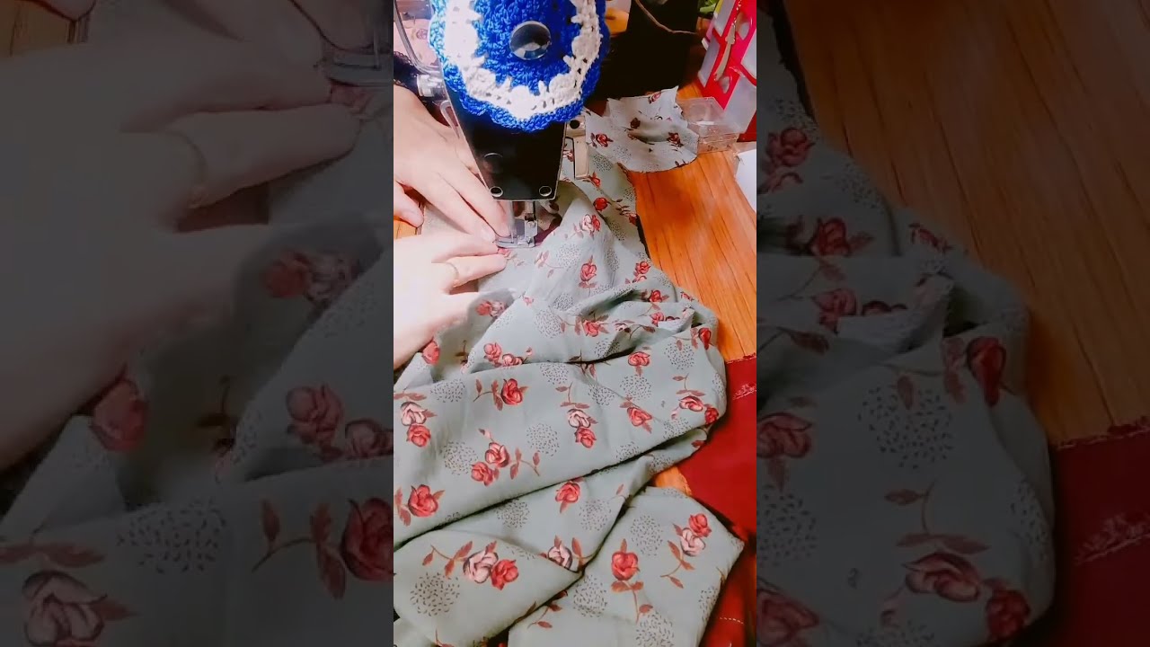 خياطة فستان ابو الجيوب