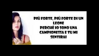 Video thumbnail of "katy perry roar //traduzione//"